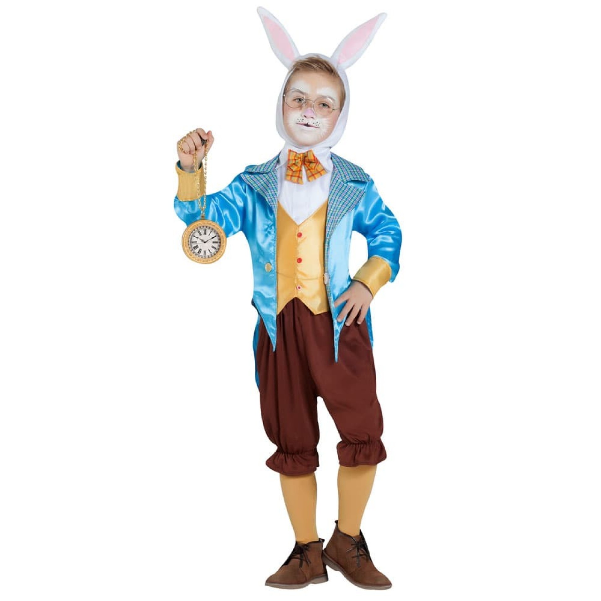 Fato Coelho do Relógio Menino