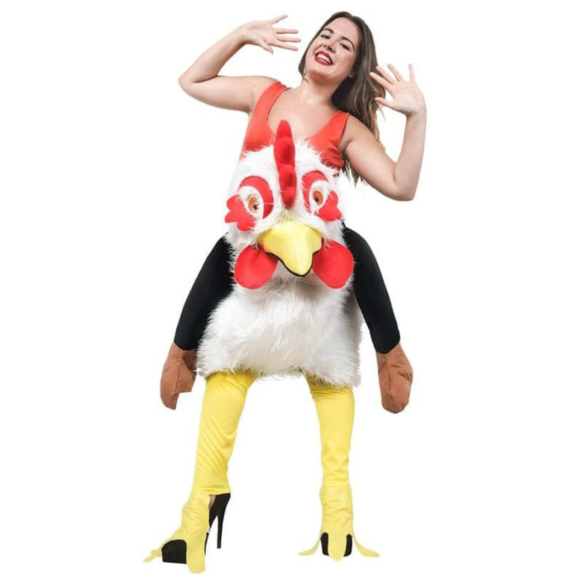 Fato Galinha Branca ILUSÃO