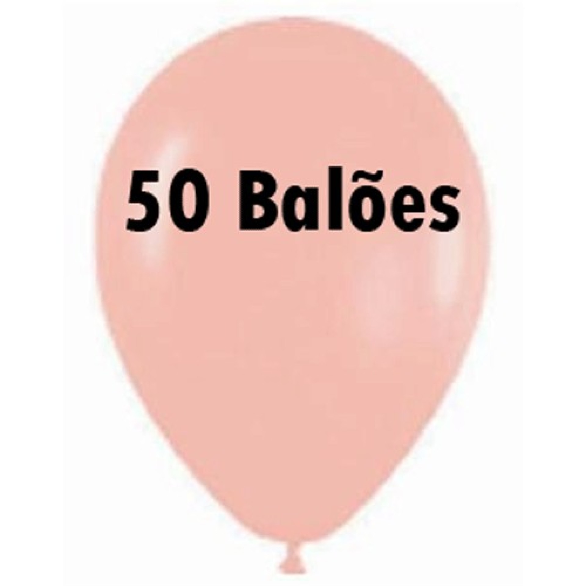 Balão Biodegradável Rosa Bebé Prof. 50U