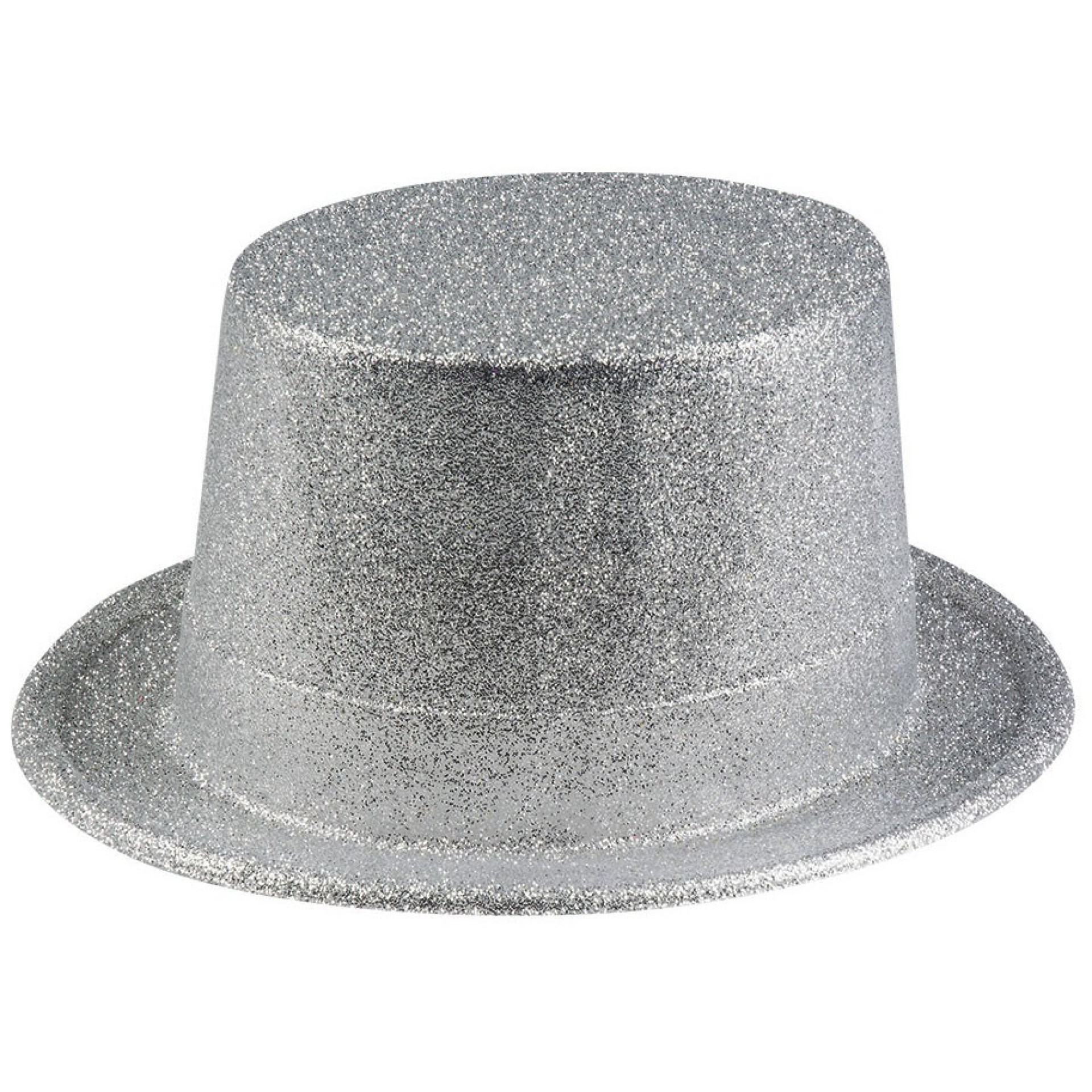 Cartola Glitter Prateada