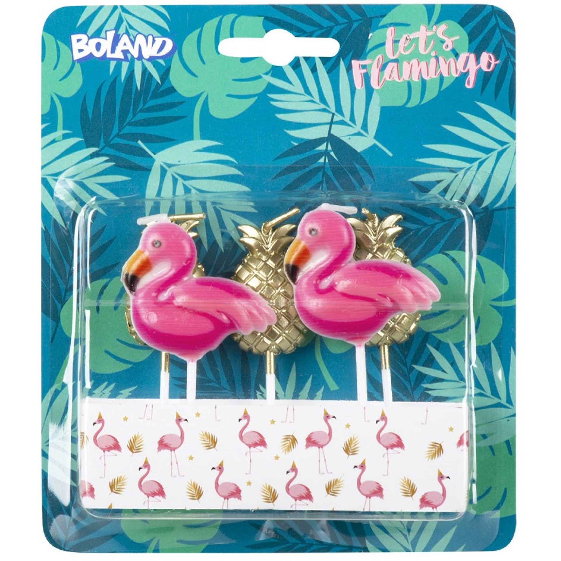 Velas Flamingo 5 unid