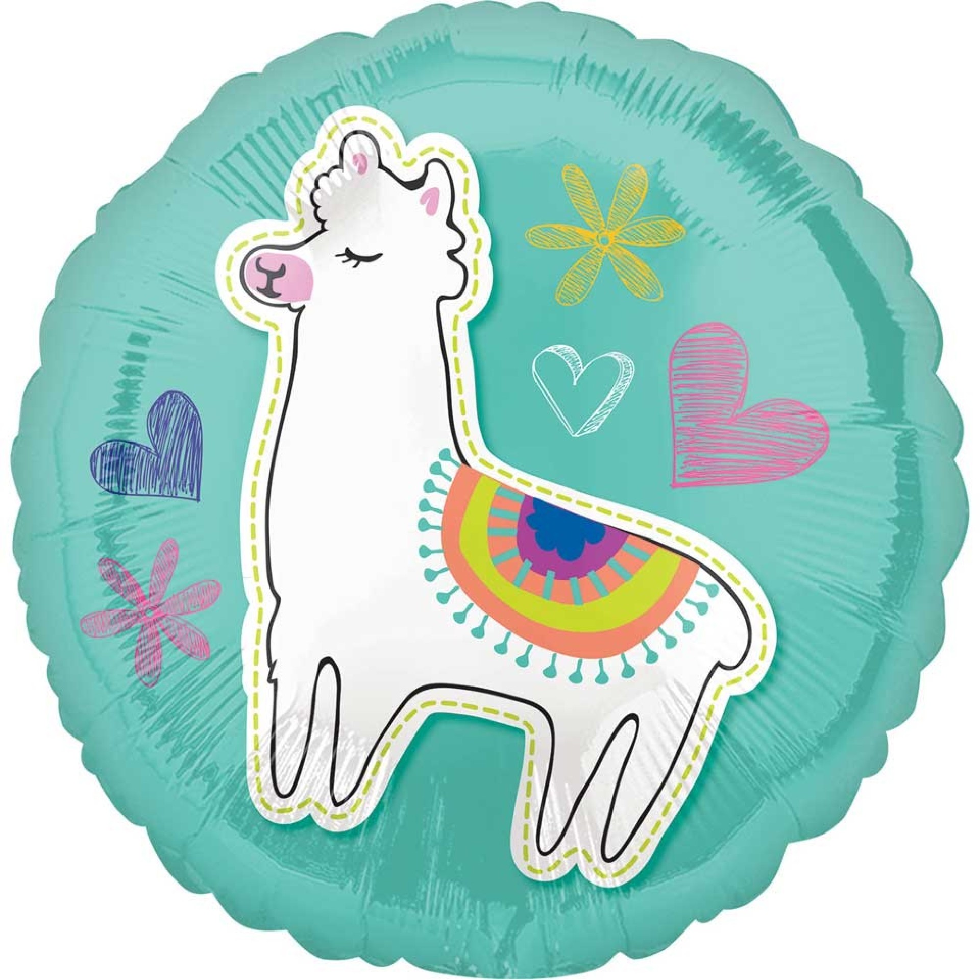 Balão Redondo LLama Foil