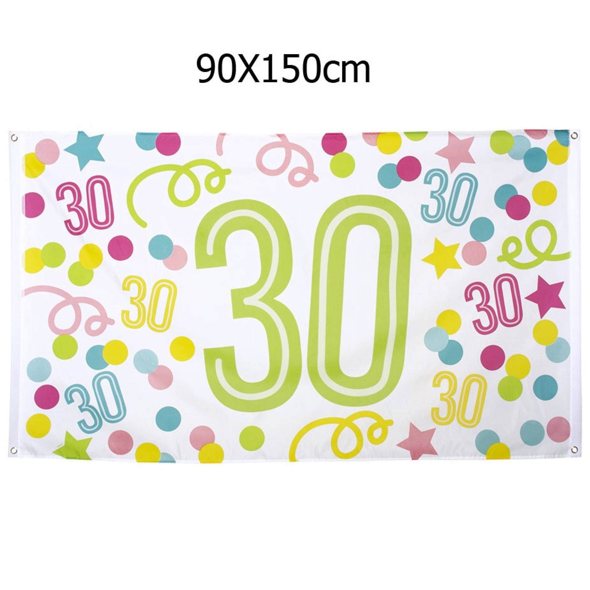 Bandeira Confetti 30 anos