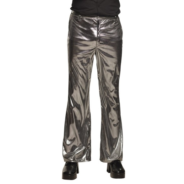 Calças Disco Man Prateadas