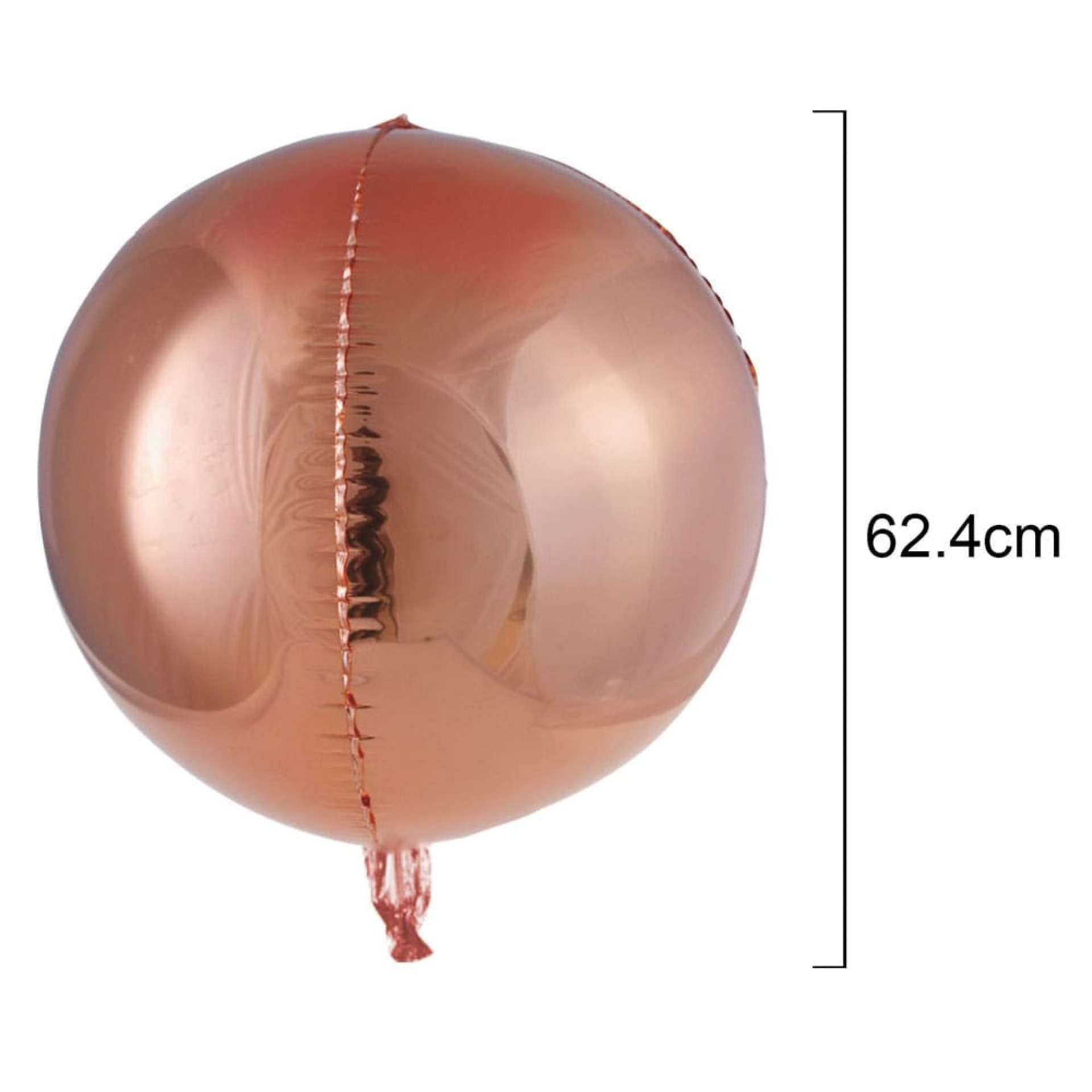 Balão Redondo Rose Gold Foil