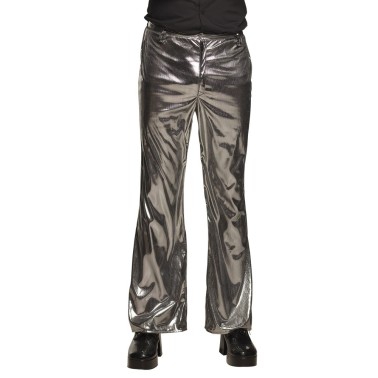 Calças Disco Man Prateadas Calças Disco Man Prateadas