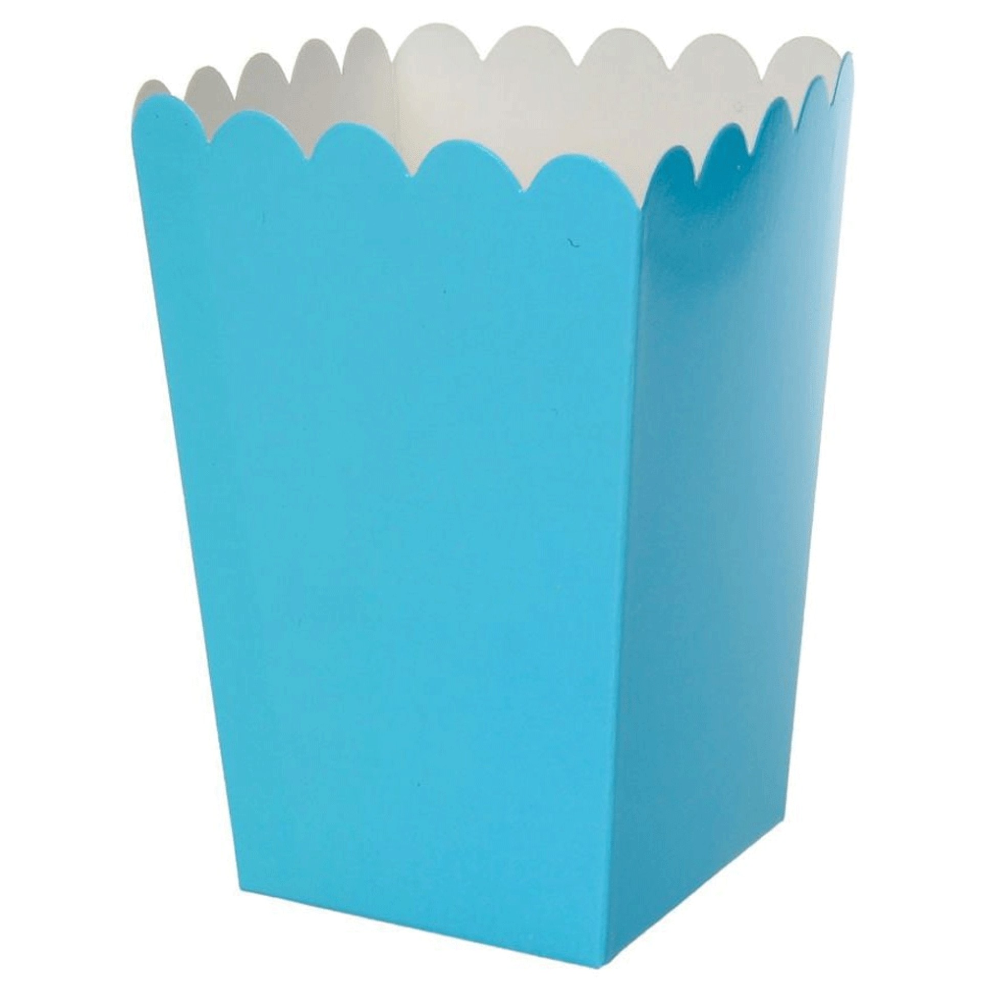 Caixas Pipocas Azul 6unid