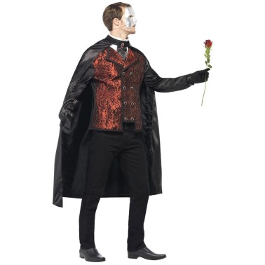 Fato Fantasma da Opera Glamour Fato Fantasma da Opera Glamour