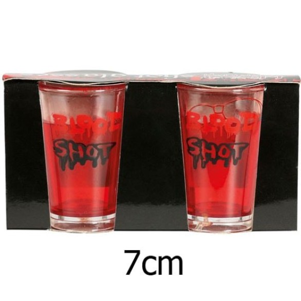 Copos Shot com Sangue 2 unid