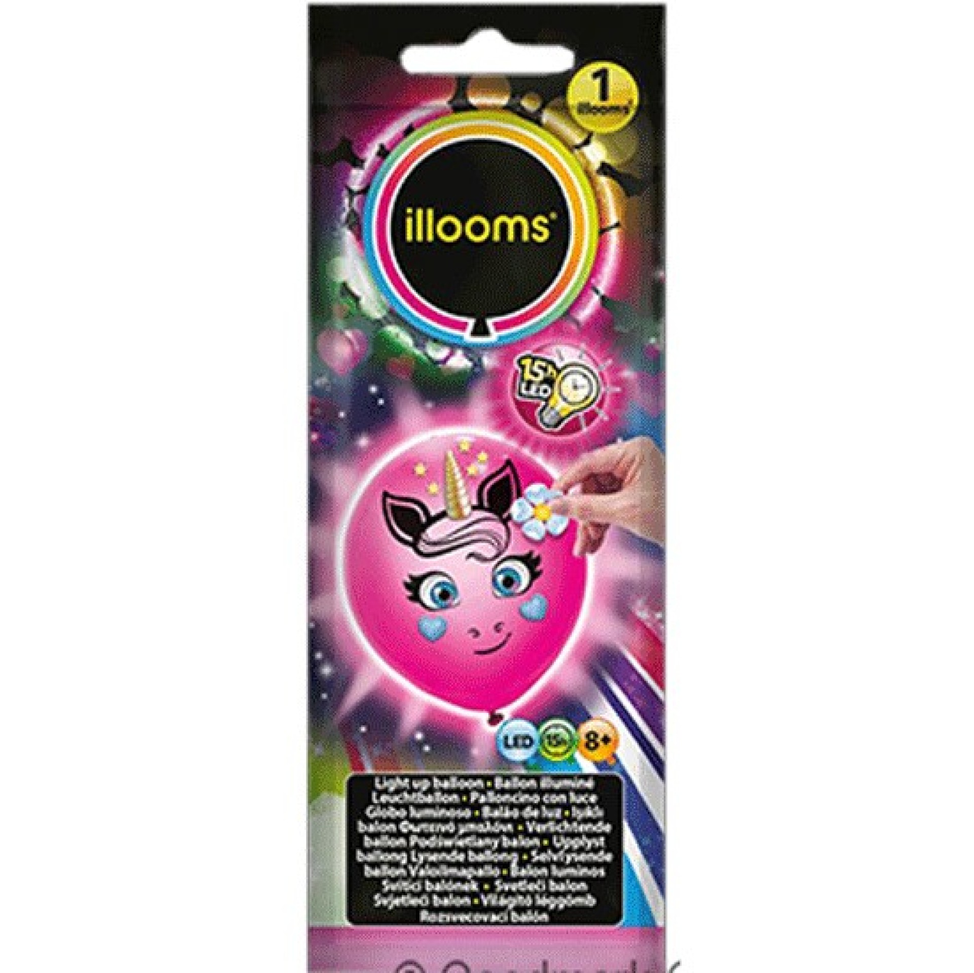 Balão Unicórnio Led Personalizavel