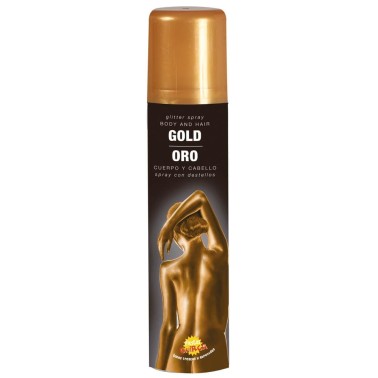 Spray Dourado Corpo e Cabelo