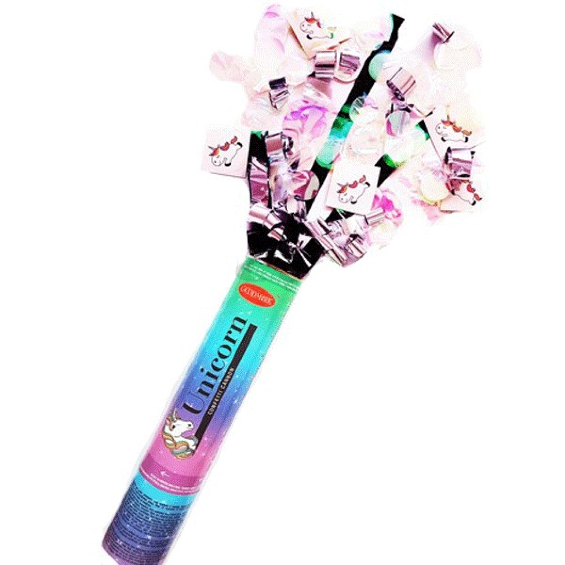 Lança Confettis Unicórnio 20cm