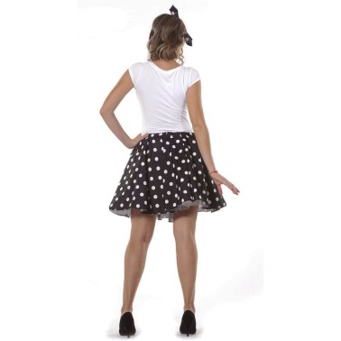 Saia Preta e Lenço Bolinhas Saia Preta e Lenço Bolinhas