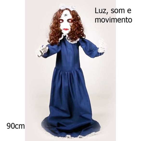 Boneca Diablica Som luz movimento