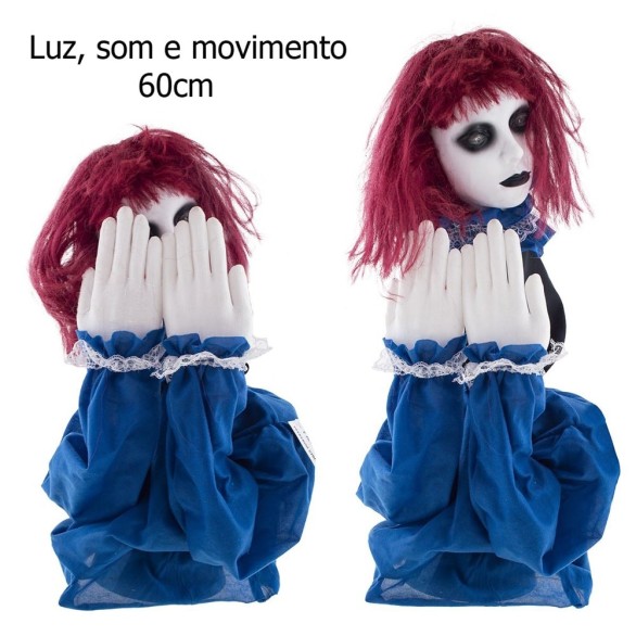 Menina Susto Creepy com movimento