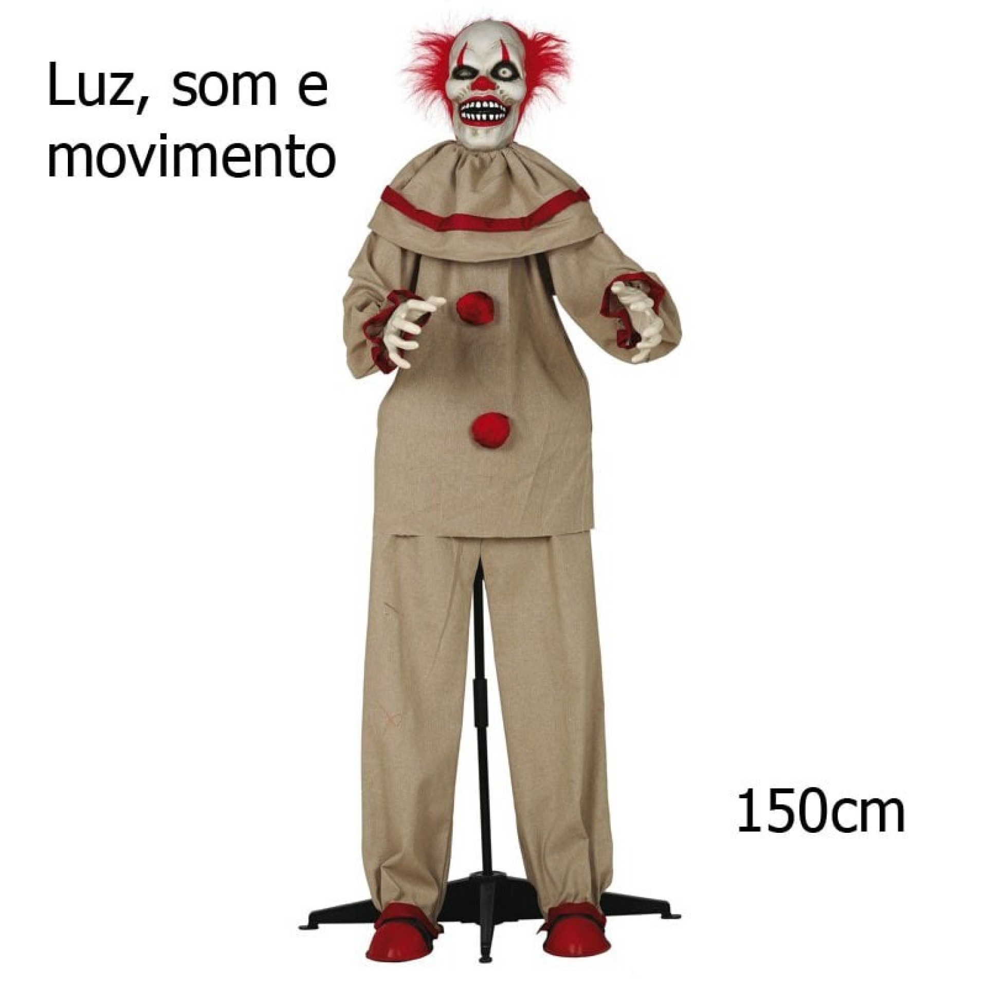 Boneco Palhaço Pennywise 150cm