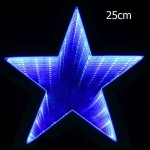 Estrela LED Infinito Azul 25cm