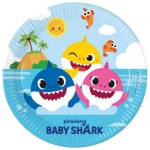 Pratos Baby Shark 8unid