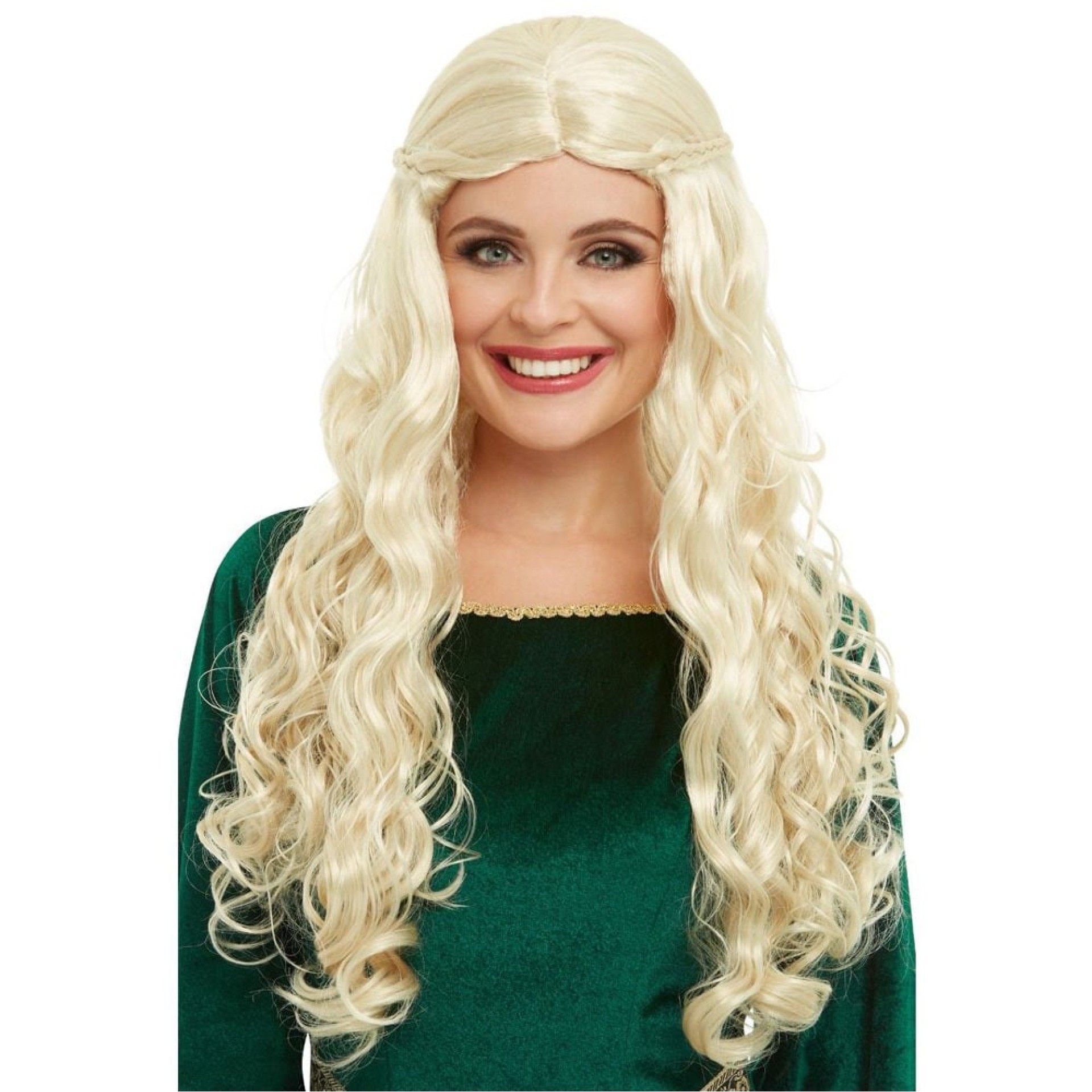 Peruca Loira Medieval