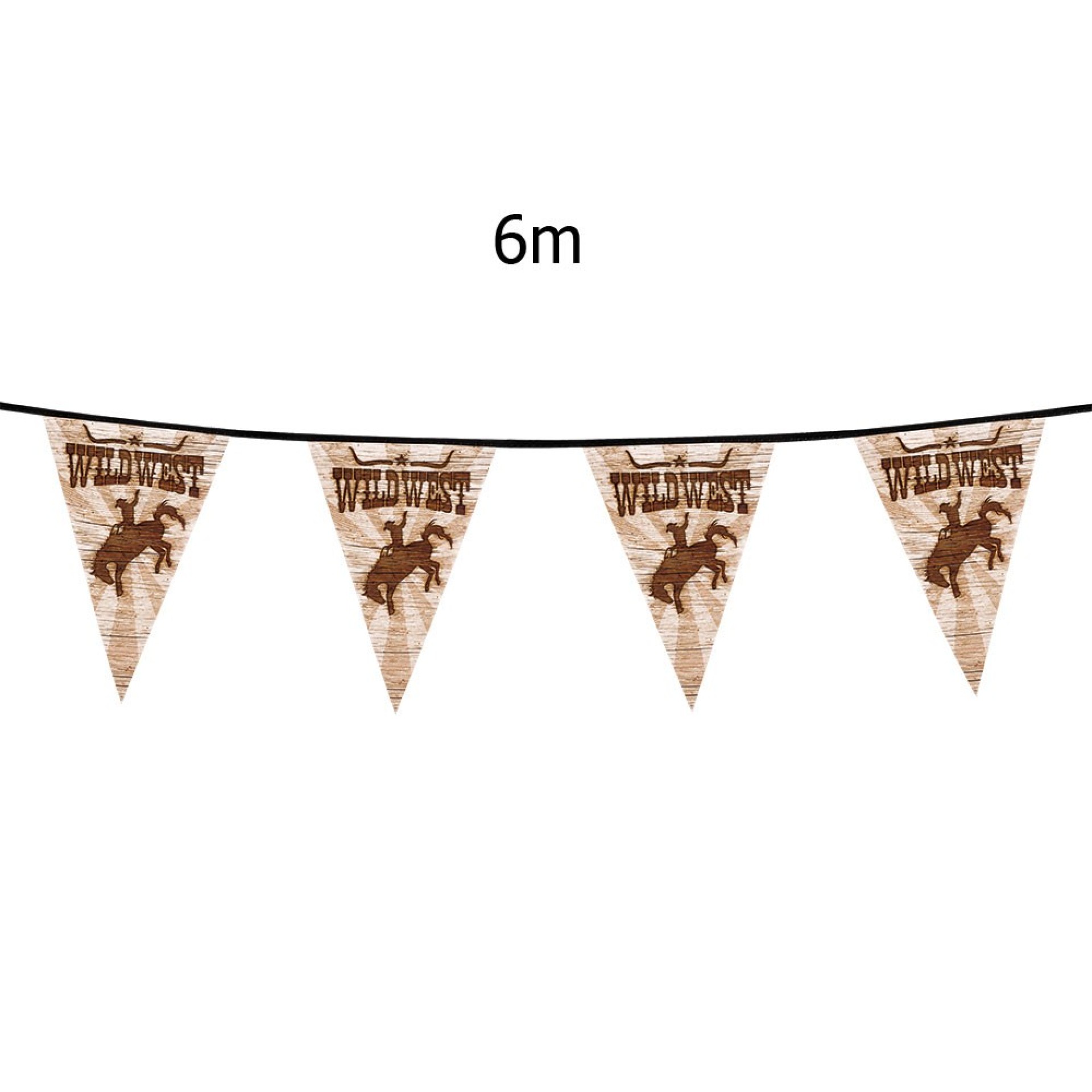 Bandeirolas Wild West 6m