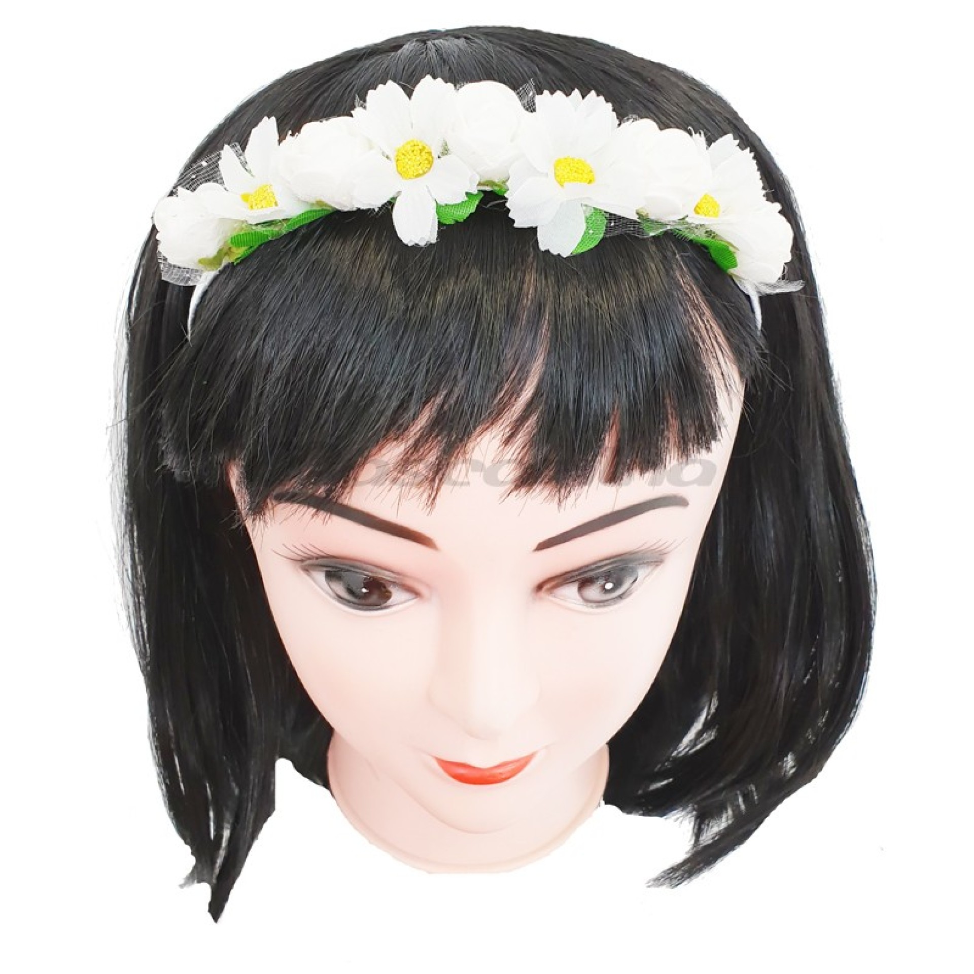 Bandolete Flores Malmequeres Brancos