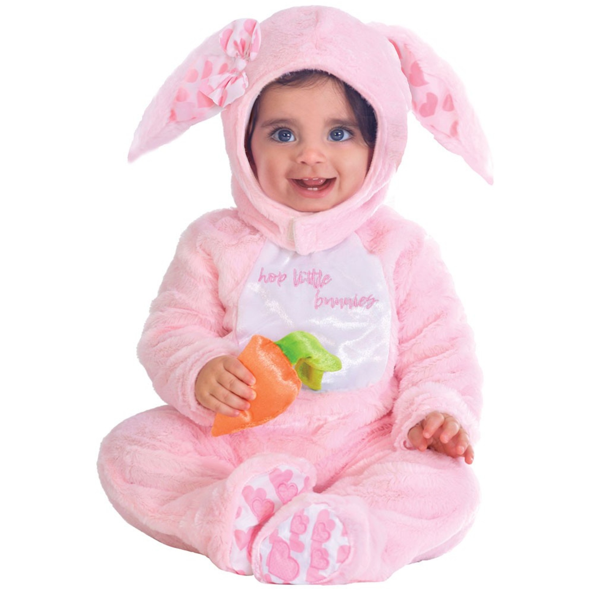 Fato a Coelhinha Bebé Rosa