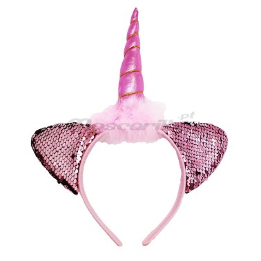 Bandolete Unicrnio Rosa Brilhante