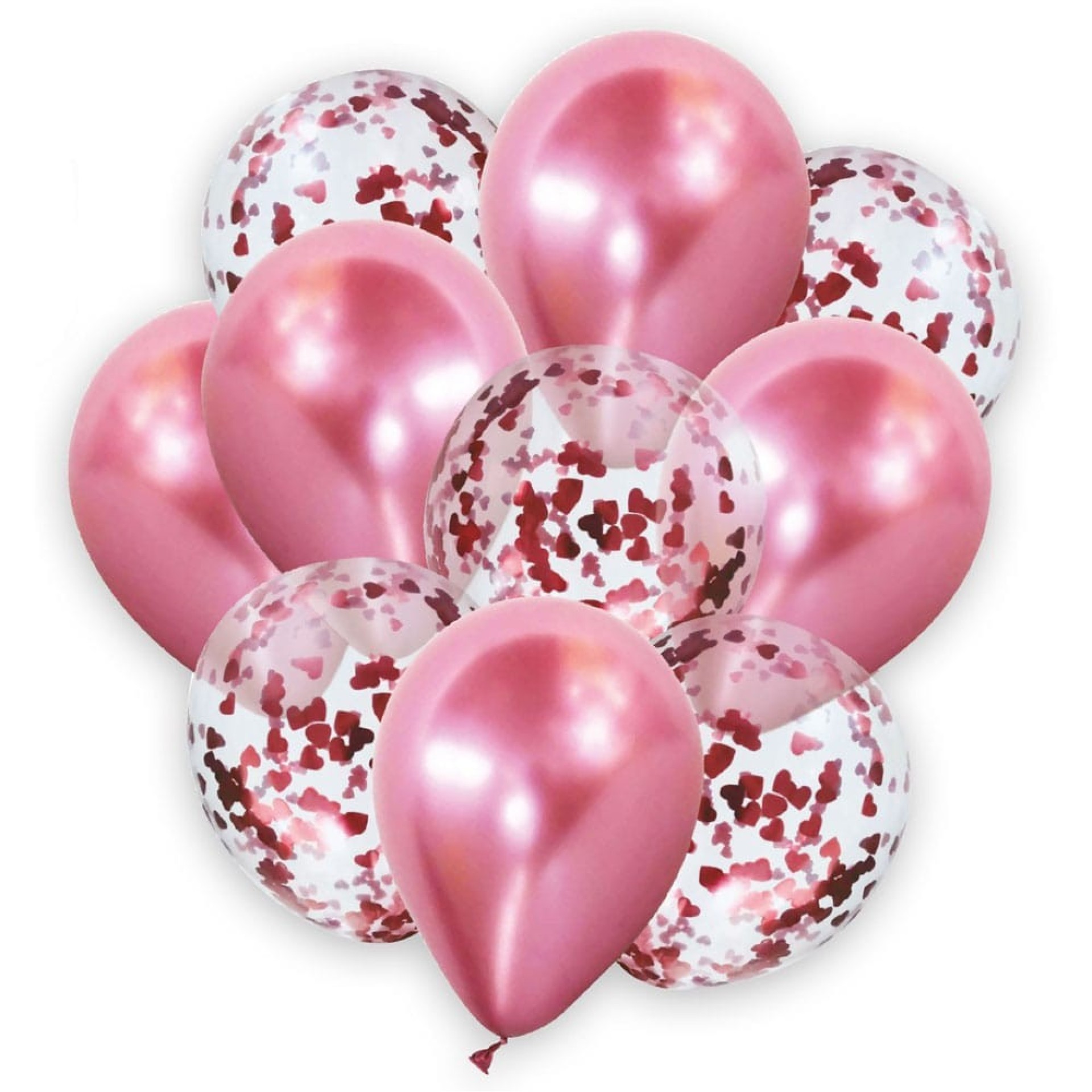 Pack Balões Rosa Cromado