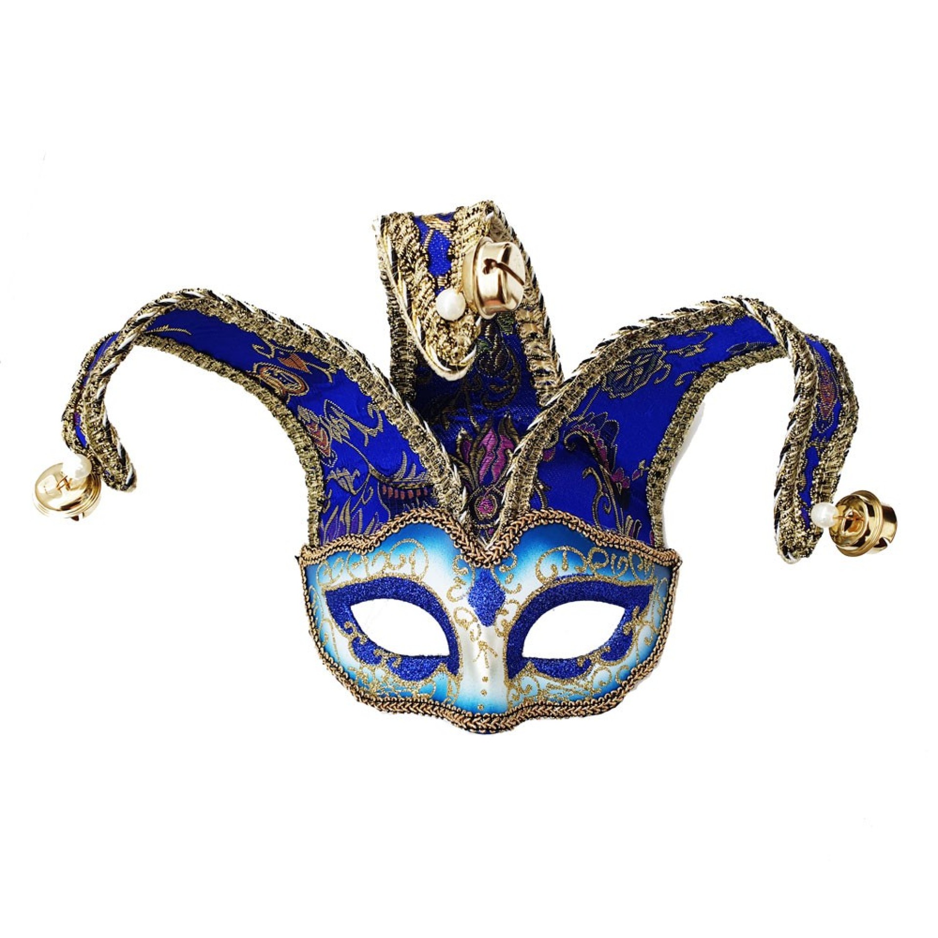 Máscara Veneziana Circus Azul