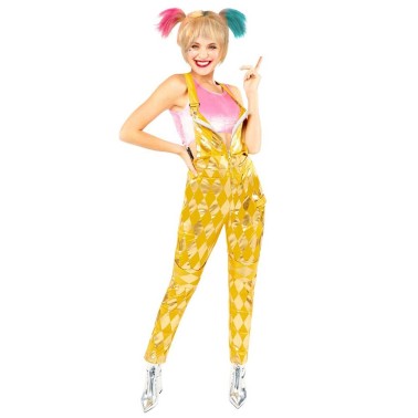 Macacão Harley Quinn Amarelo Macacão Harley Quinn Amarelo