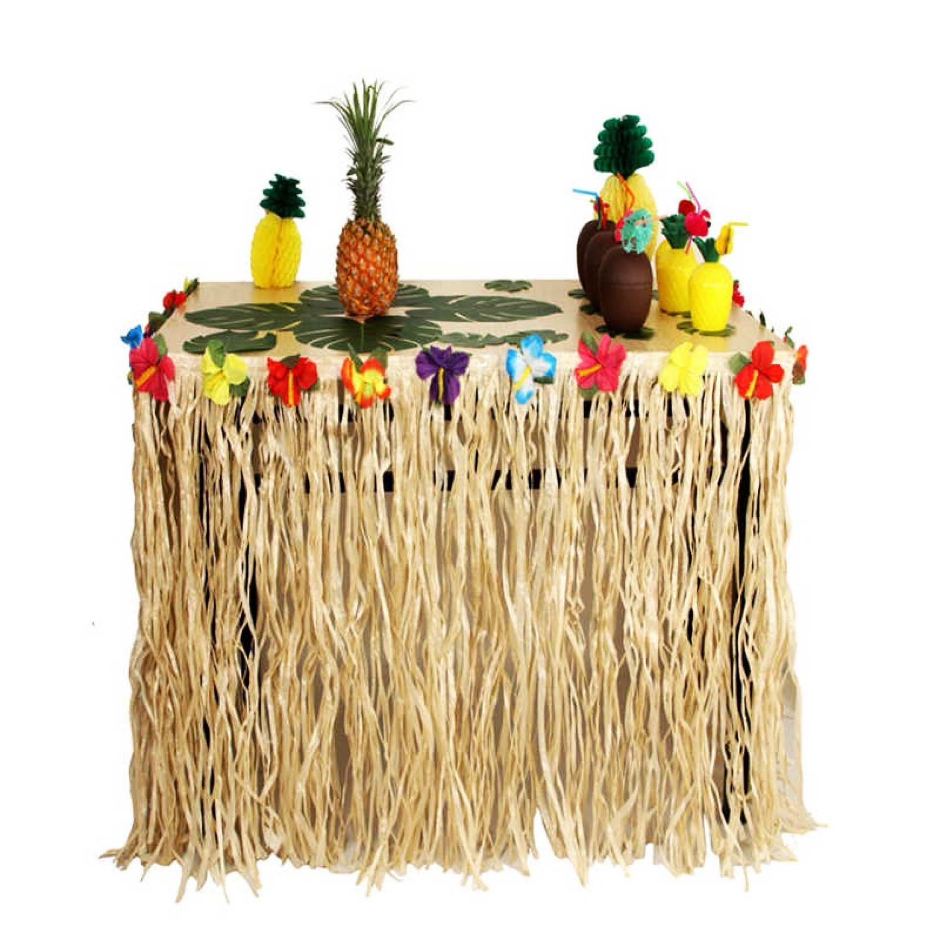 Saiote de Mesa Ráfia com Flores