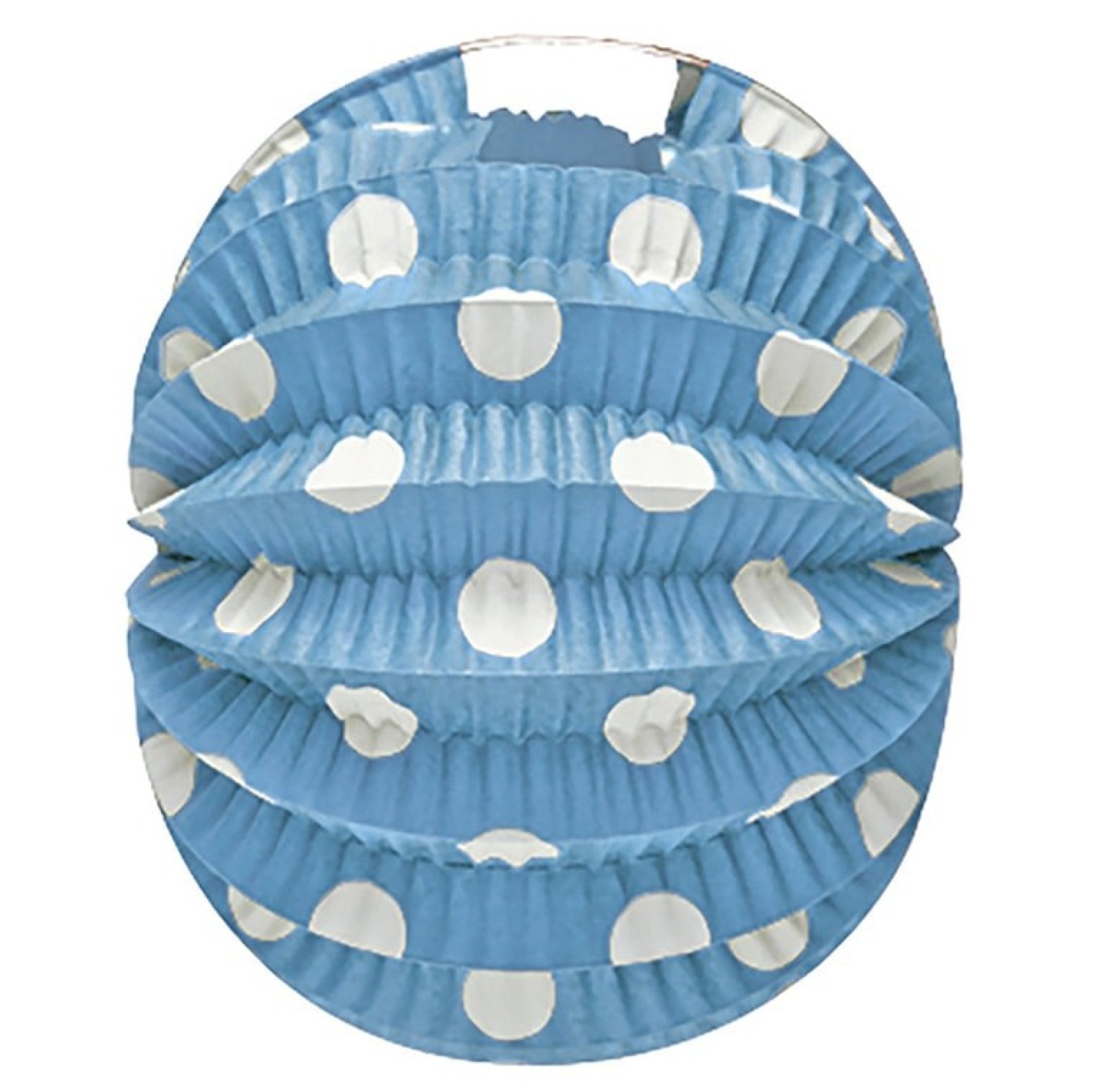 Balão Papel Azul com Bolinhas