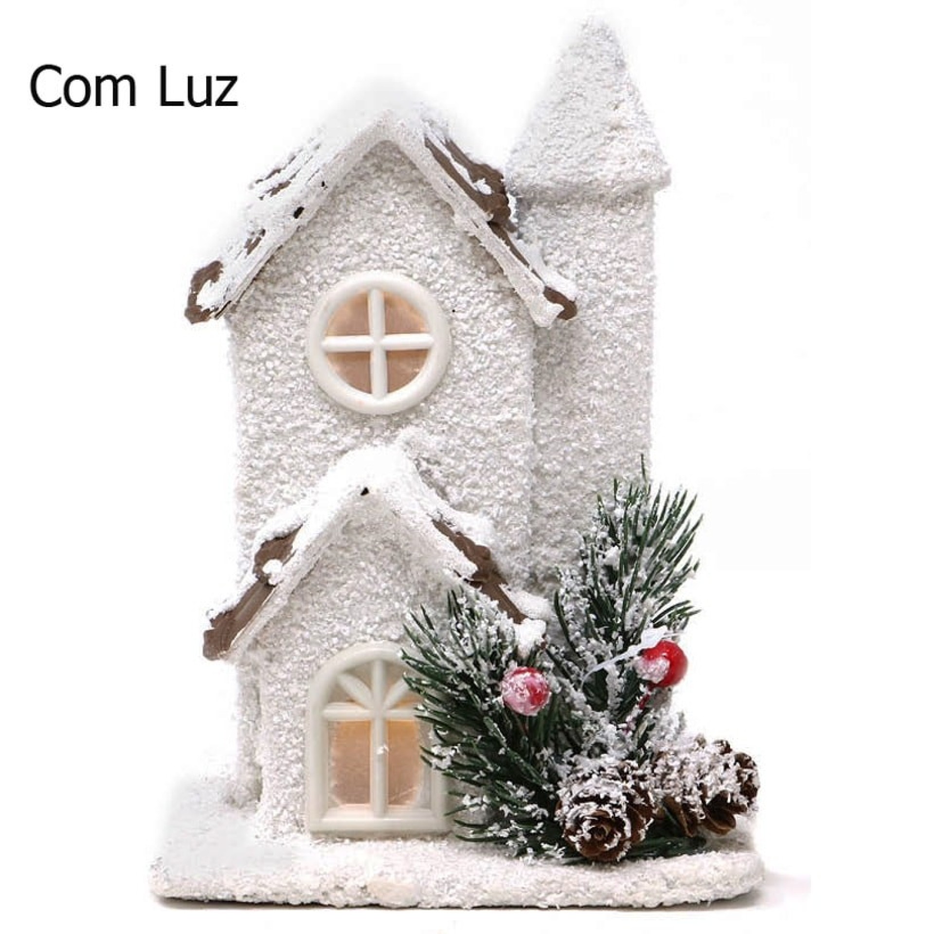 Casinha Natalicia com Luz