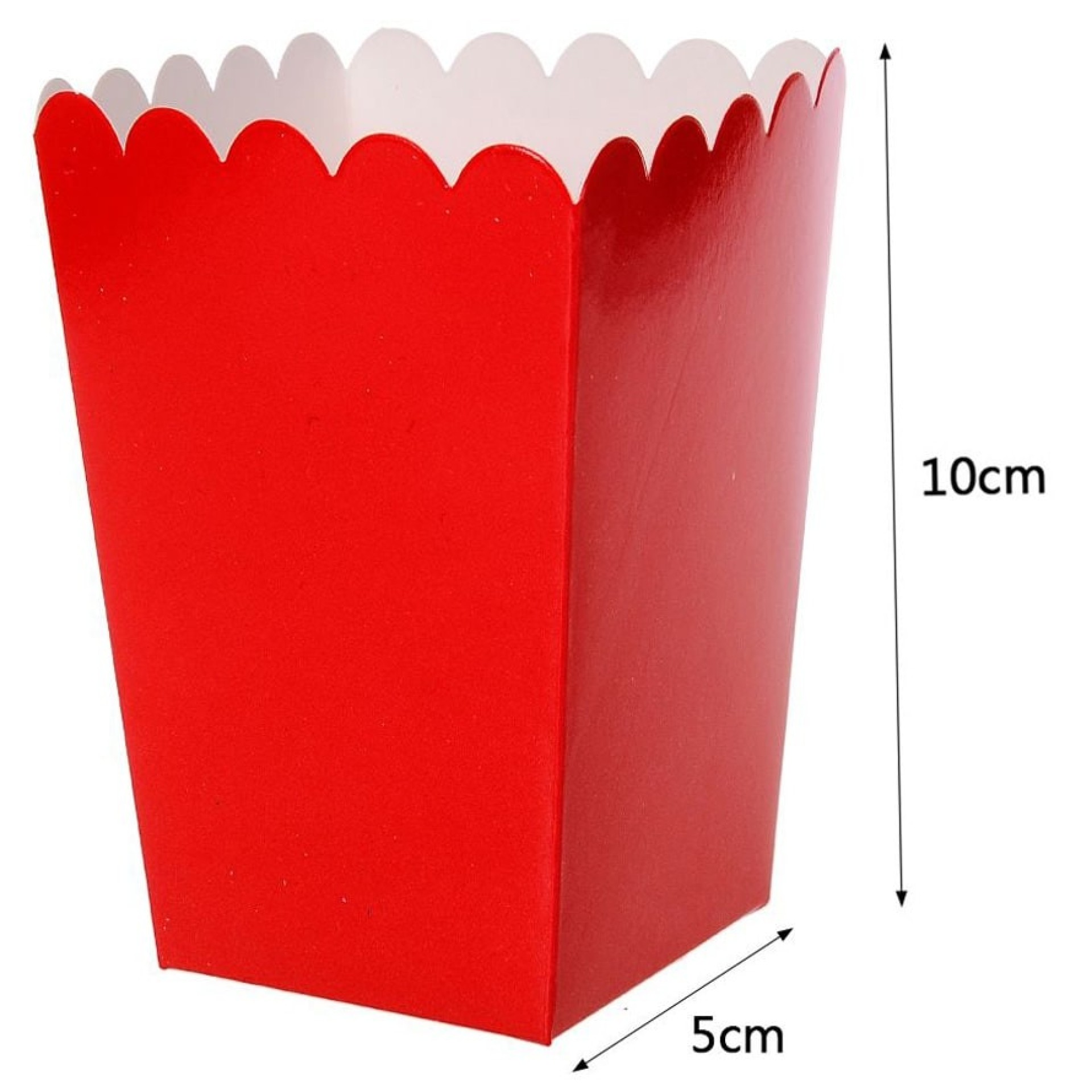 Caixas Pipocas Vermelhas 6 unids