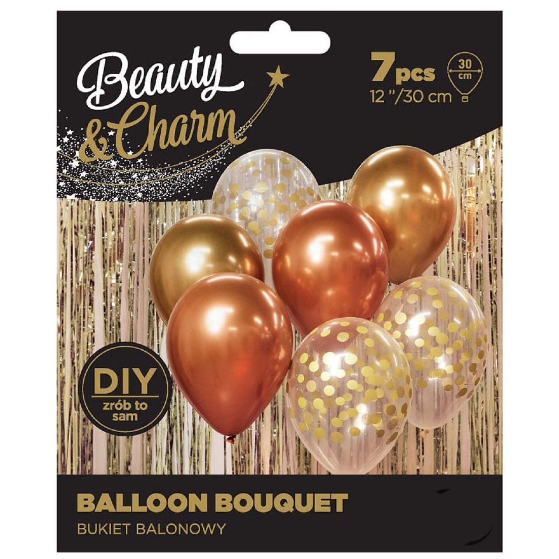 Kit Balões Ouro 7 unid