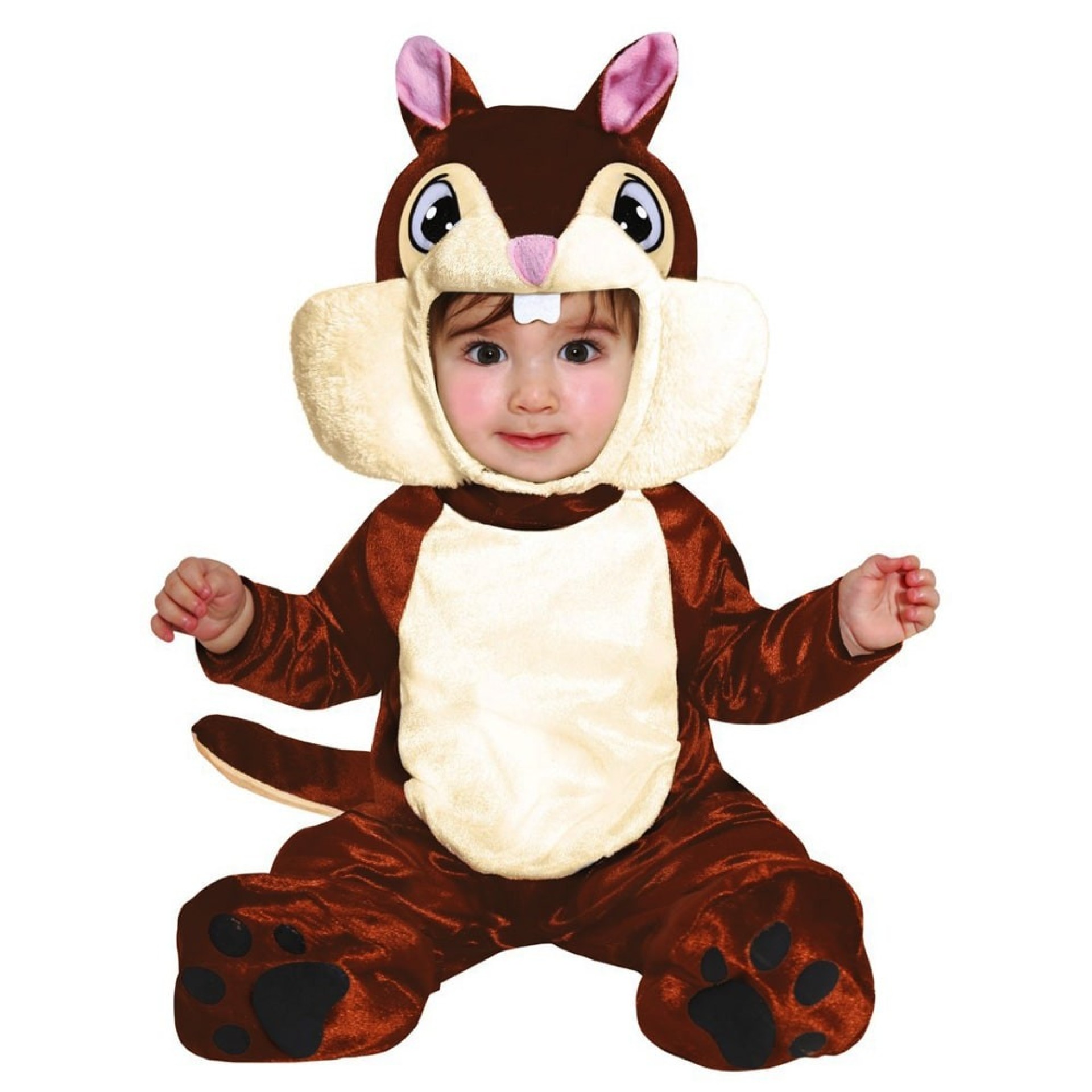 Fato Esquilo Fofo Bebé