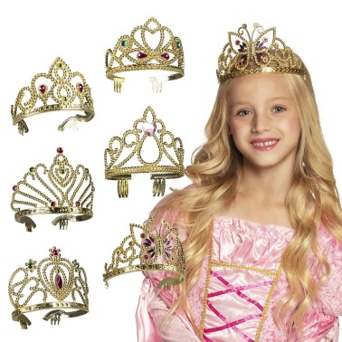 Coroa Princesa Dourada Sortida