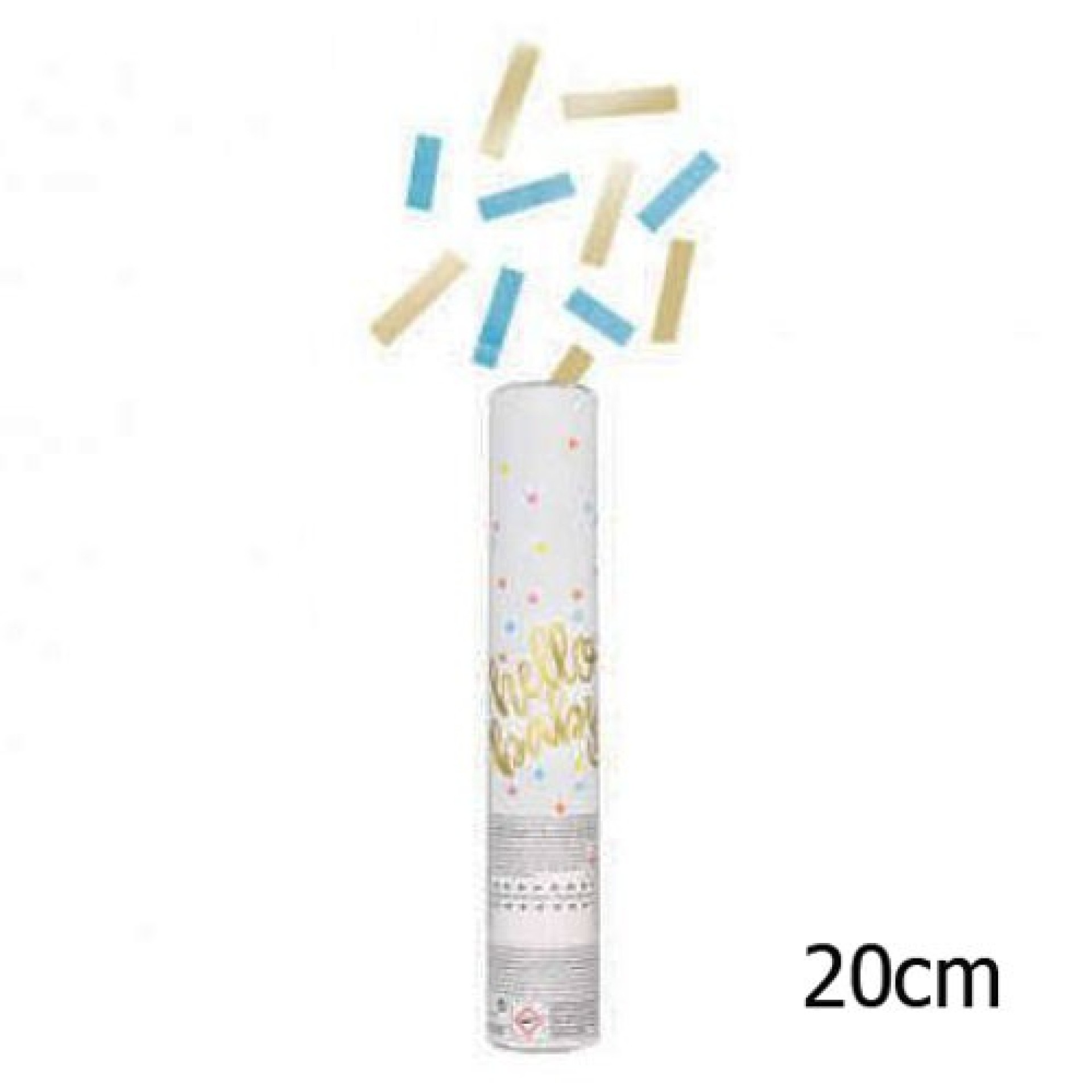 Canhão Confetis Azul