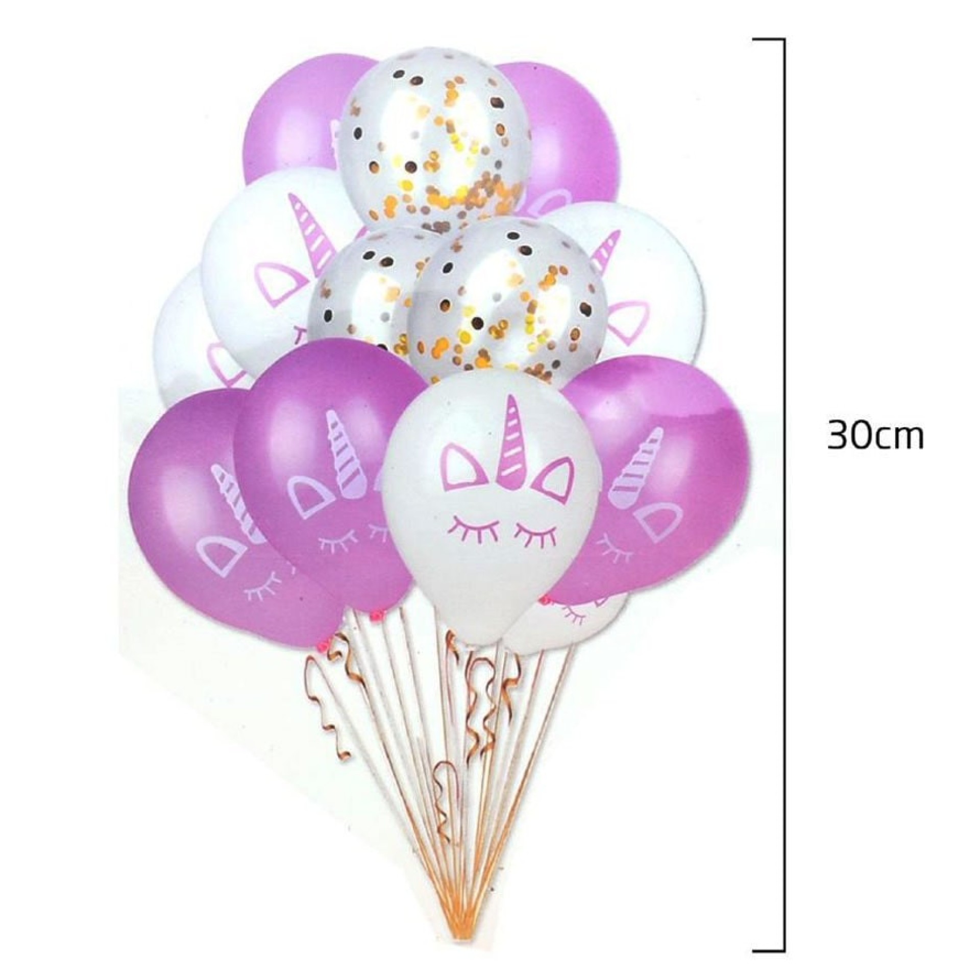 Kit Balões Unicórnio 15 unid