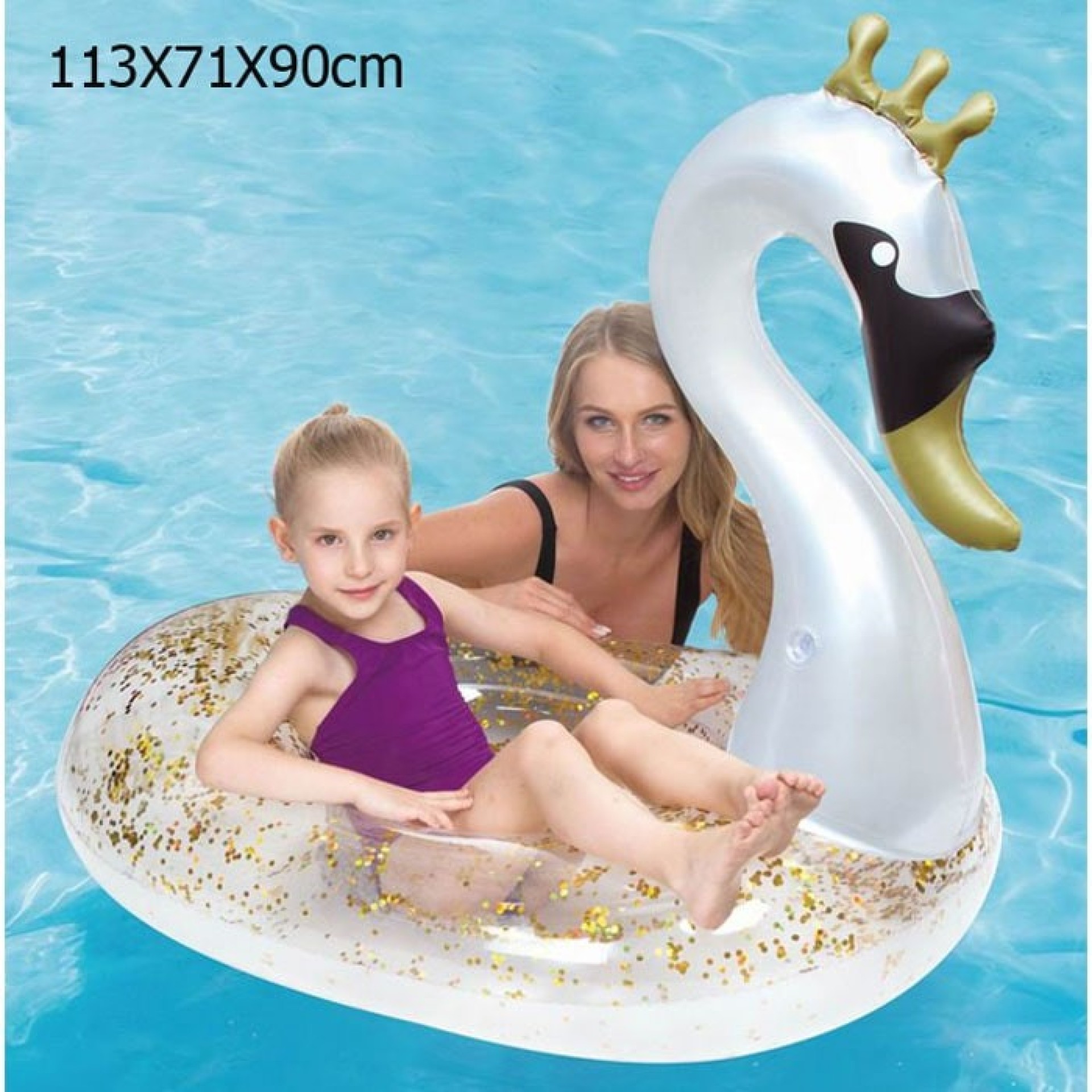 Cisne Real Insuflável 113cm