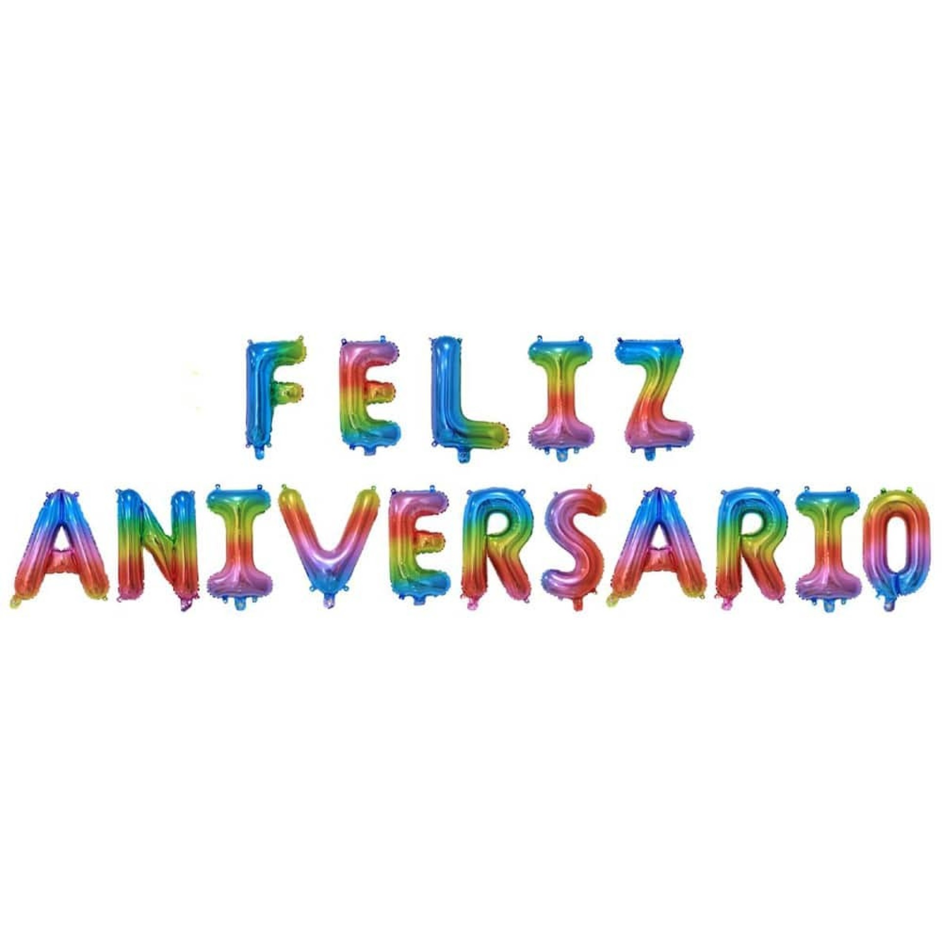 Balões Feliz Aniversário 16 unid