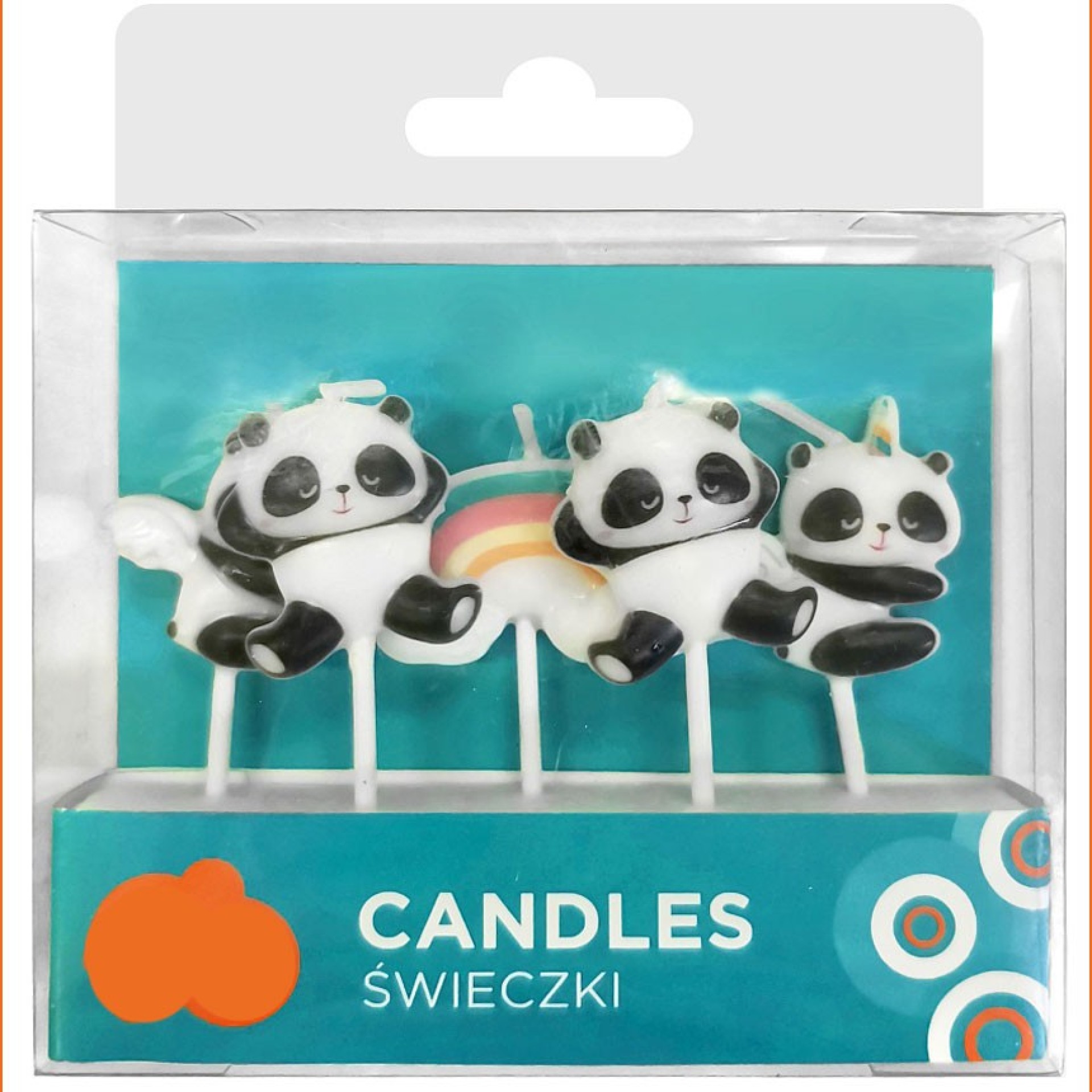 Velas Panda 5 Peças
