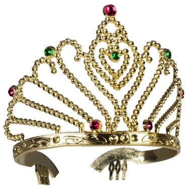 Coroa Princesa Dourada Sortida Coroa Princesa Dourada Sortida