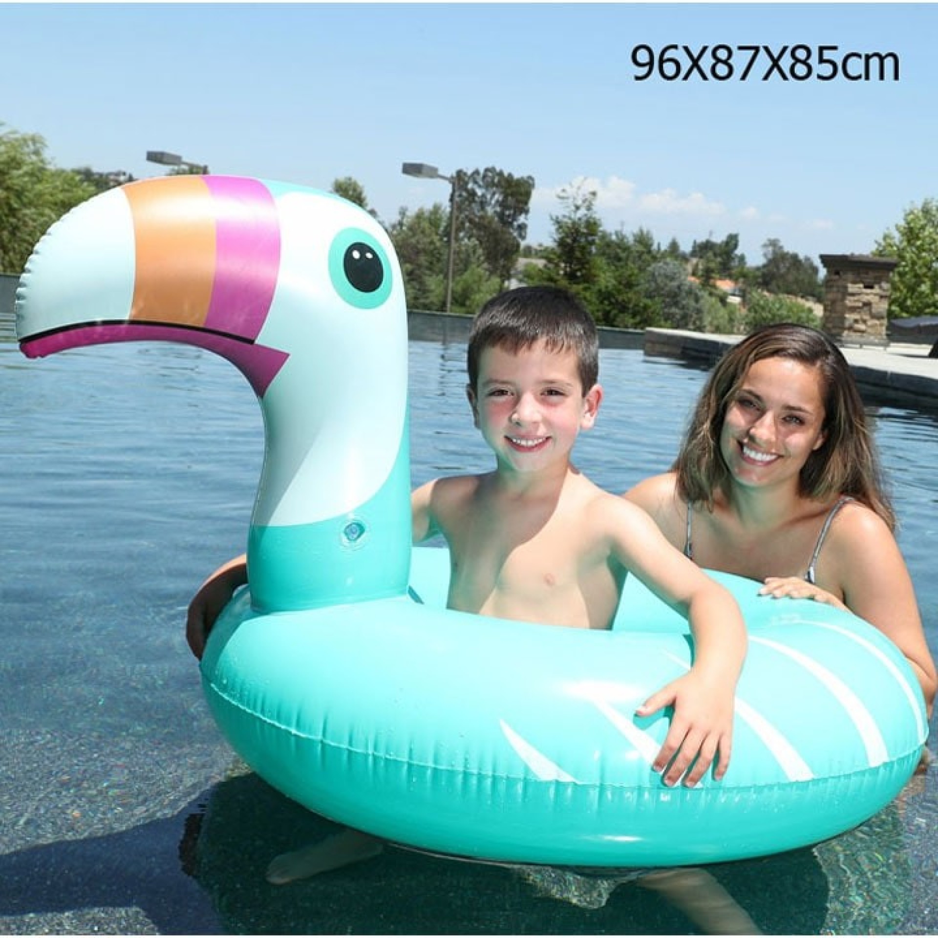 Pelicano Azul Boia Insuflável 96cm