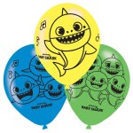 Bales Latex Baby Shark 6 unid