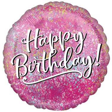 Balo happy Birthday Hologrfico