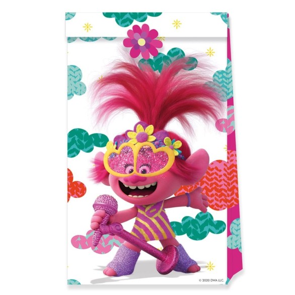 Sacos Oferta Trolls 4 unid