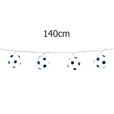 Luzes Led Bolas de Futebol 140cm
