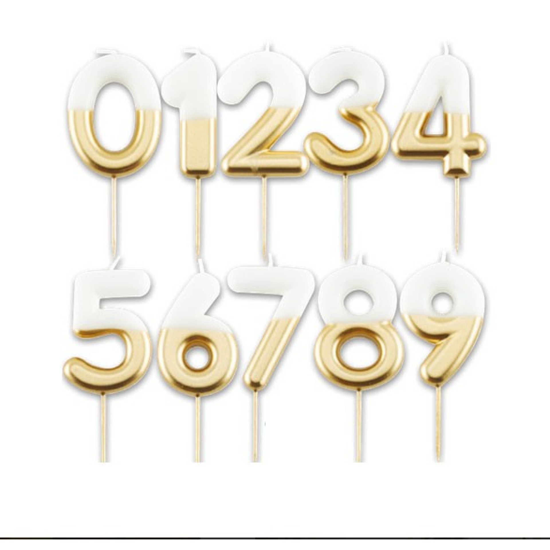 Vela de Aniversário Candy White