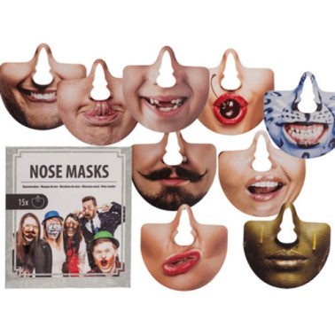 Mascaras de Nariz Pack 15 unid